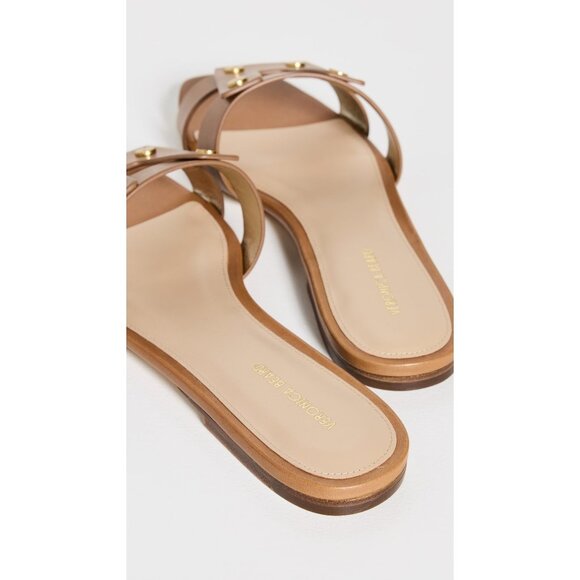 Veronica Beard Via Slides in Honey Cognac 6.5 Womens Sandals - Picture 2 of 16